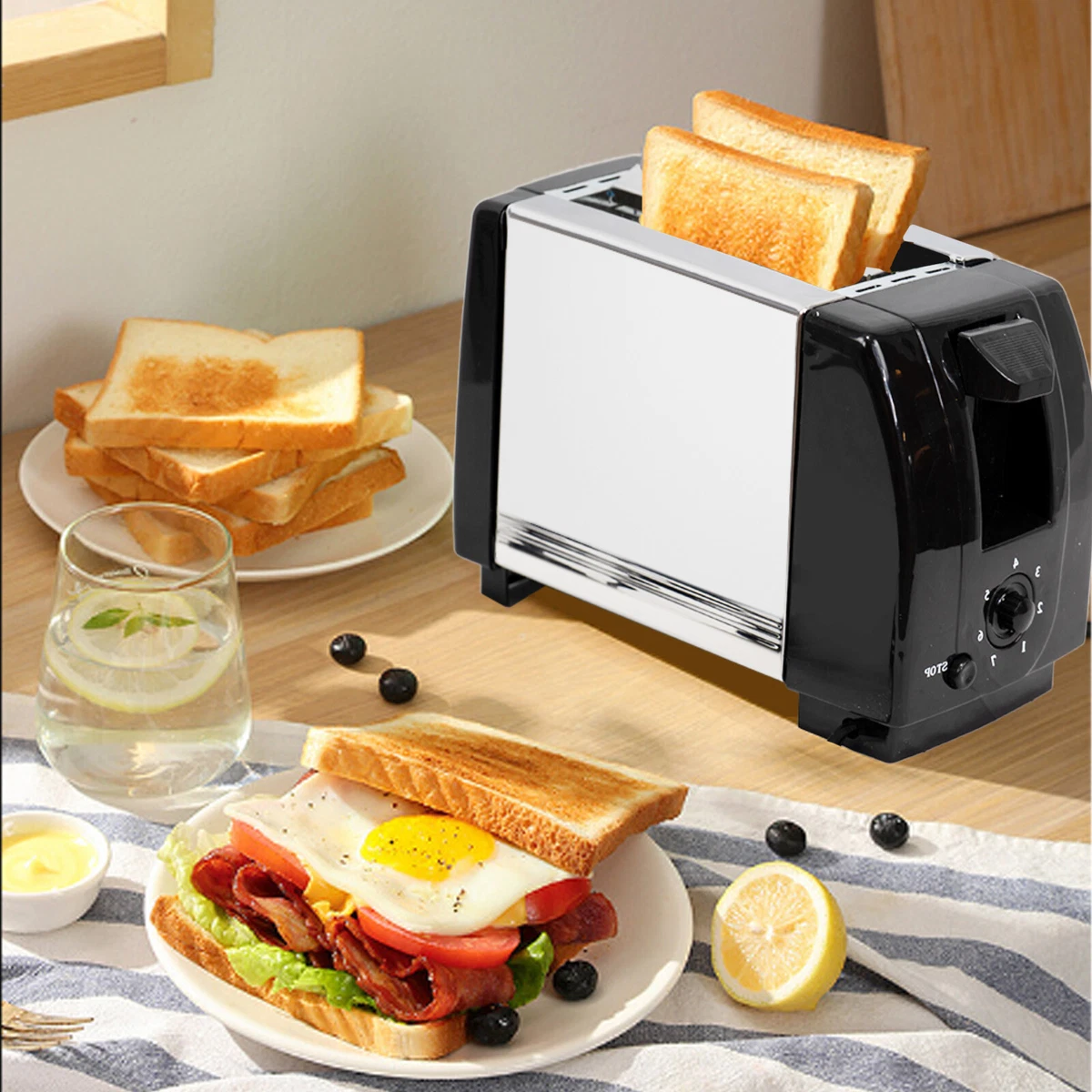 Oster® 2 Slice Toaster - Brushed Stainless Steel