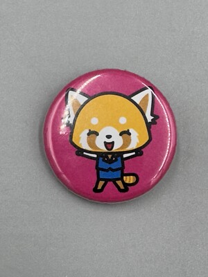 Sanrio AGGRETSUKO Button Pin Small 1 