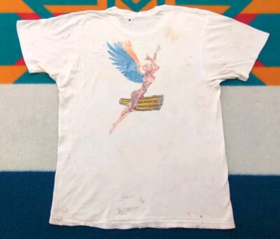 Vintage Santana 1991 Shirt 25 Year Celebration USA Single Stitch Thrashed M/L