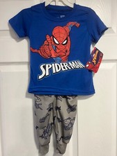 Boys Spider-man Outfits/Blue-Gray Various Sizes