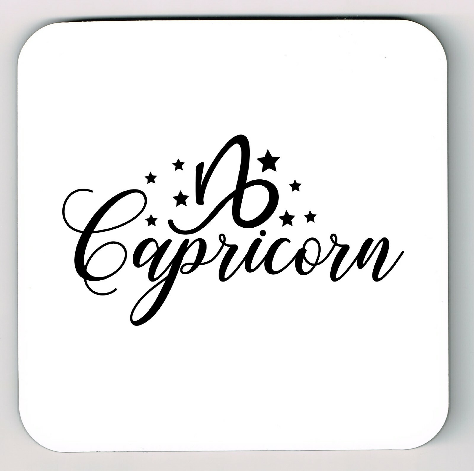 Capricorn Star Sign Coaster, Capricorn Zodiac Coaster, Capricorn Coaster