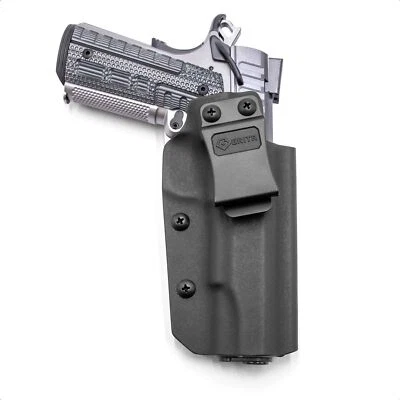 GRITR IWB Kydex Right/Left Hand Gun Holster Compatible with 1911 Models