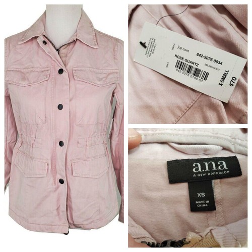 Pink Utility Jacket Pockets 