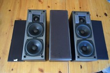 3 M&amp;k Miller Kreisel K 7 Front, Left, Centre Surround Speakers - Tested