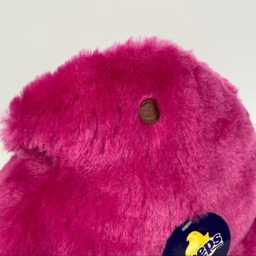 Peeps Marshmallow Chick Shaggy Pink Plush 13" NEW - Picture 2 of 8