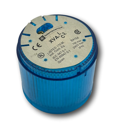 Telemecanique XVA-L3 Blue Stack Light 7W Max 240V Max BA15d (gebraucht) B114
