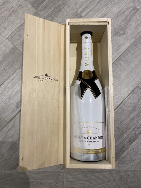 Bottiglia Champagne Moet Chandon Ice 3 Litri In Cassa Di Legno Ebay