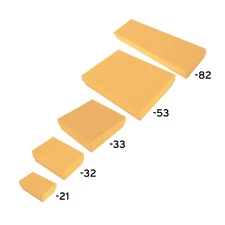 Tangerine Cotton Filled Jewelry Packaging Gift Boxes Box Lots 100 ~ 200 ~ 500