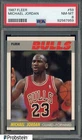 1987 Fleer Basketball #59 Michael Jordan Chicago Bulls HOF PSA 8 NM-MT