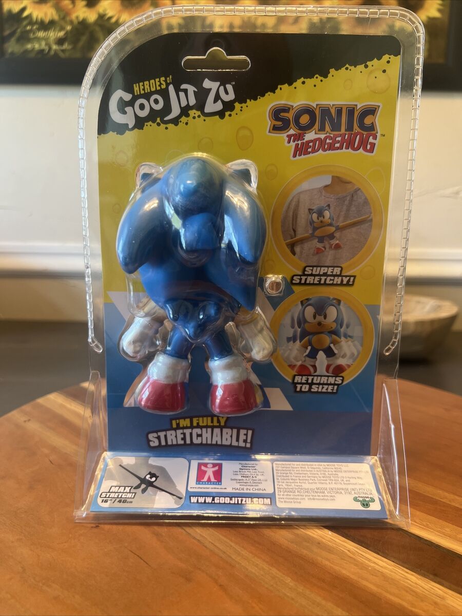 Heroes of Goo Jit Zu Classic Sonic The Hedgehog Hero Pack - Super Stretchy  Sonic 630996413265