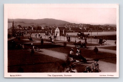 Schottland: Die Esplande, Dunoon, Argyll. RP Unbespielte Postkarte.