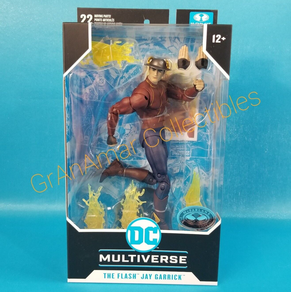 プライス McFarlane The FLASH JAY GARRICK Platinum Chase Edition DC