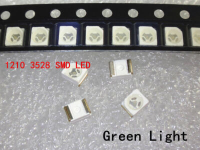 1000pcs 3528 Green   Bright Light Diode 1210   LED #D3*