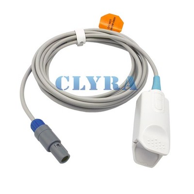 3m 6pin Adult Finger Clip SpO2 Sensor Cable for EDAN iM8 iM9 iM50 60 iM70 M80 M9