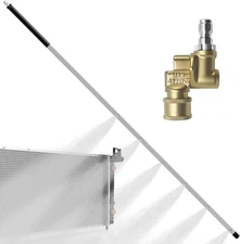 39'' Radiator Cleaning Wand for Car & Truck, Stainless Steel Radiator Cleaner Wa