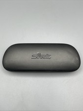 Silhouette Black Hard Clam Shell Eyeglasses Case