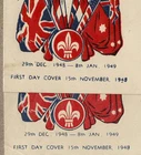 Australia 1948 Miller Bros Scout FDC Cover Print and ink Differences