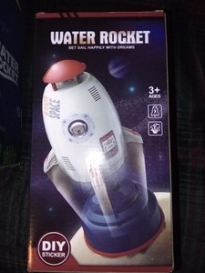 water rocket toy set sail happily with dreams diy sticker ages 3+