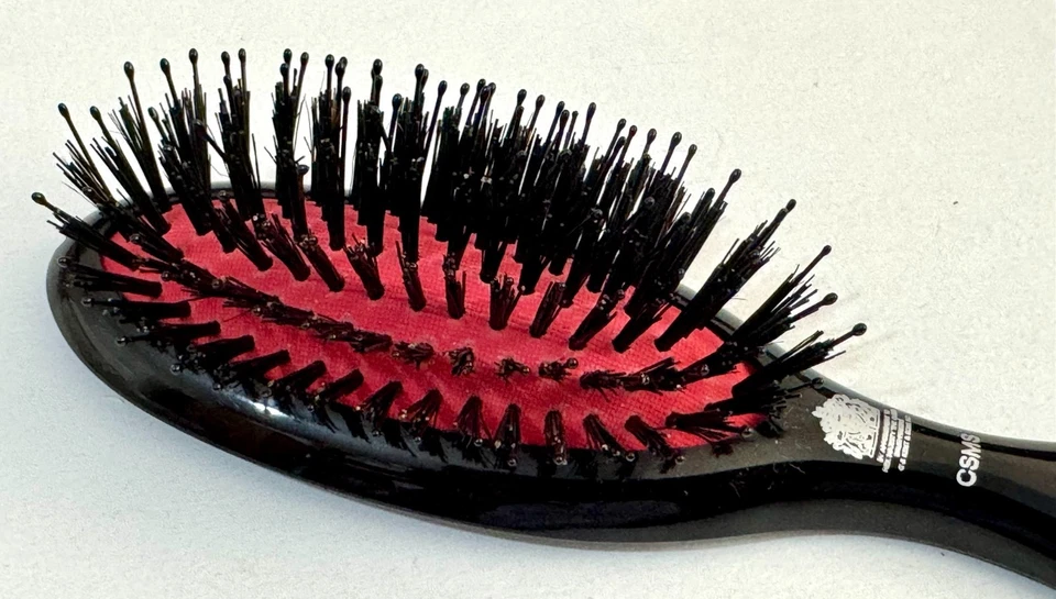 Kent CSMS Classic Shine Small Mixed Bristle Hairbrush - Made in England - Image 3 of 4