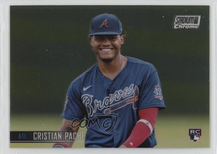 2021 Topps Stadium Club Chrome Cristian Pache (Portrait) #245 10wc