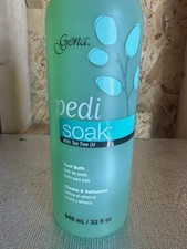 gena pedi soak with tea tree oil foot bath 32 fl oz