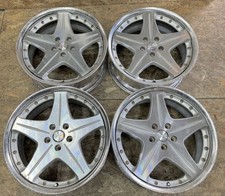 Work Euroline Sl 19 Wheels 5x114.3 8j42 Jdm Vip Deep Dish Rare Set 4