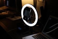LED ring lights, multiple color settings, with phone stand tripod not included
