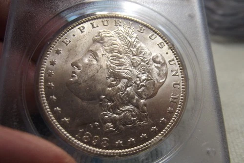 1898-O Morgan Silver Dollar PCGS MS62 Old Green Holder "Rattler"