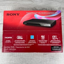 Sony DVP-SR510H Upscaling HDMI 1080p Full HD DVD Player with Remote Control NEW
