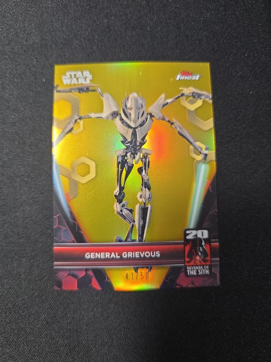 Topps General Grievous Star Wars Collectable Trading Cards for