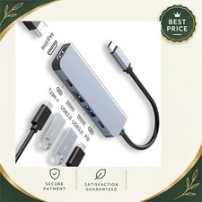 USB C Hub to 4K HDMI 4K 30Hz USB 3.0 2.0 Type-C PD Charging Dock for MacBook