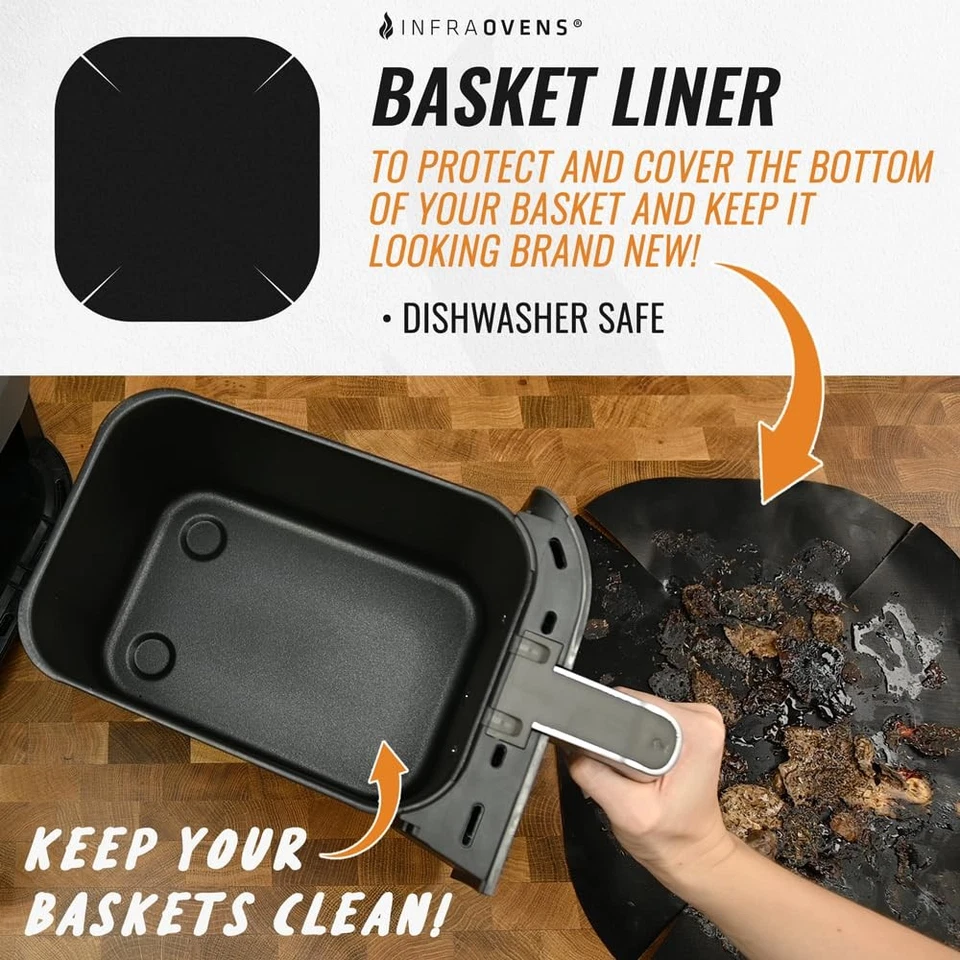 Accesorios para Freidora de Aire Doble Ninja 2 Cestas DZ201 8 Qt y DZ204 10 QT, 12 piezas... Foto 3 de 4