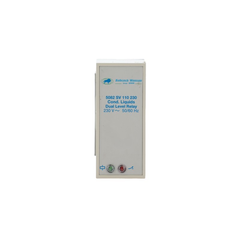 Babcock Wanson Cond. Liquids Dual Level Relay 5082 SV 110 230 230VAC 50/60Hz+Car