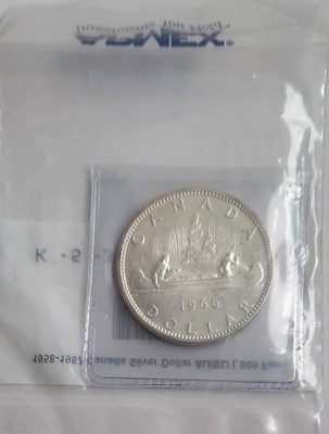 1966 Canada Silver Dollar – AU/BU – 80% Silver | eBay