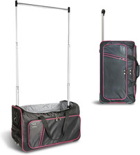 Rolling Dance Bag with Garment Rack - 24" Duffel for Travel  Competitions