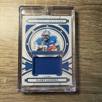 2024 Panini National Treasures - HEIRLOOMS Barry Sanders #H-BSS /49 Game Worn