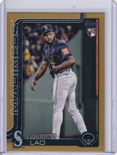 2025 Topps Update Series  Sauryn Lao Gold /2025 #US265 - Seattle Mariners