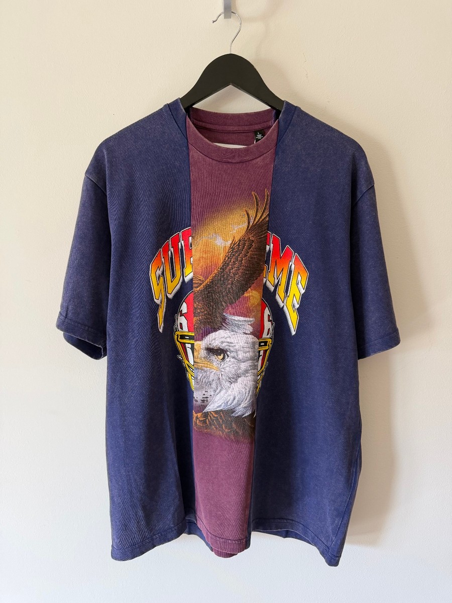 Supreme x MM6 Maison Margiela Split Short Sleeve Top - Size Large