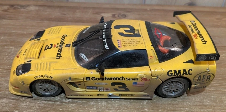 ACTION 1:18 Scale #3 Earnhardt/Jr 2001 Corvette C5R Raced Ver. Rolex 24HR *READ - Image 3 of 4