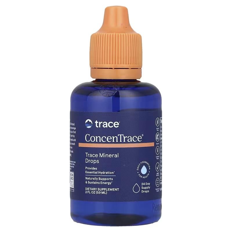 Trace Minerals ®, ConcenTrace®, avec lithium, Trace Mineral Drops, 59 ml