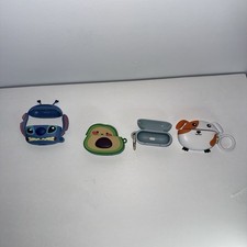 Lot Of 4 figural silicone cases for Apple AirPods and AirPods Pro