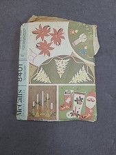 McCall's Christmas Trims 8401 Sewing Pattern