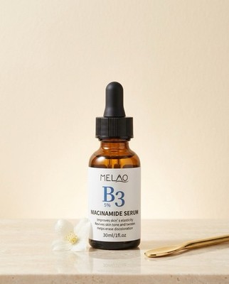 Melao Niacinamide B3 Serum 5% 30ml 1fl oz Skin Elasticity Tone Reviver New