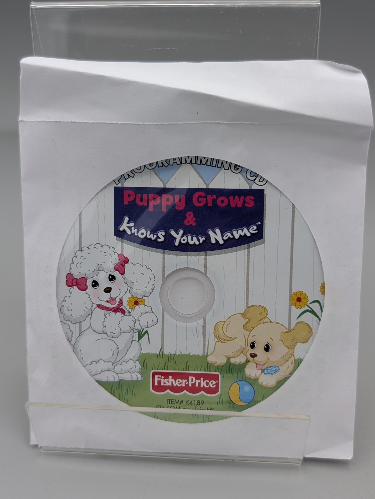 Fisher Price PUPPY GROWS & Knows Your Name Programming CD-image