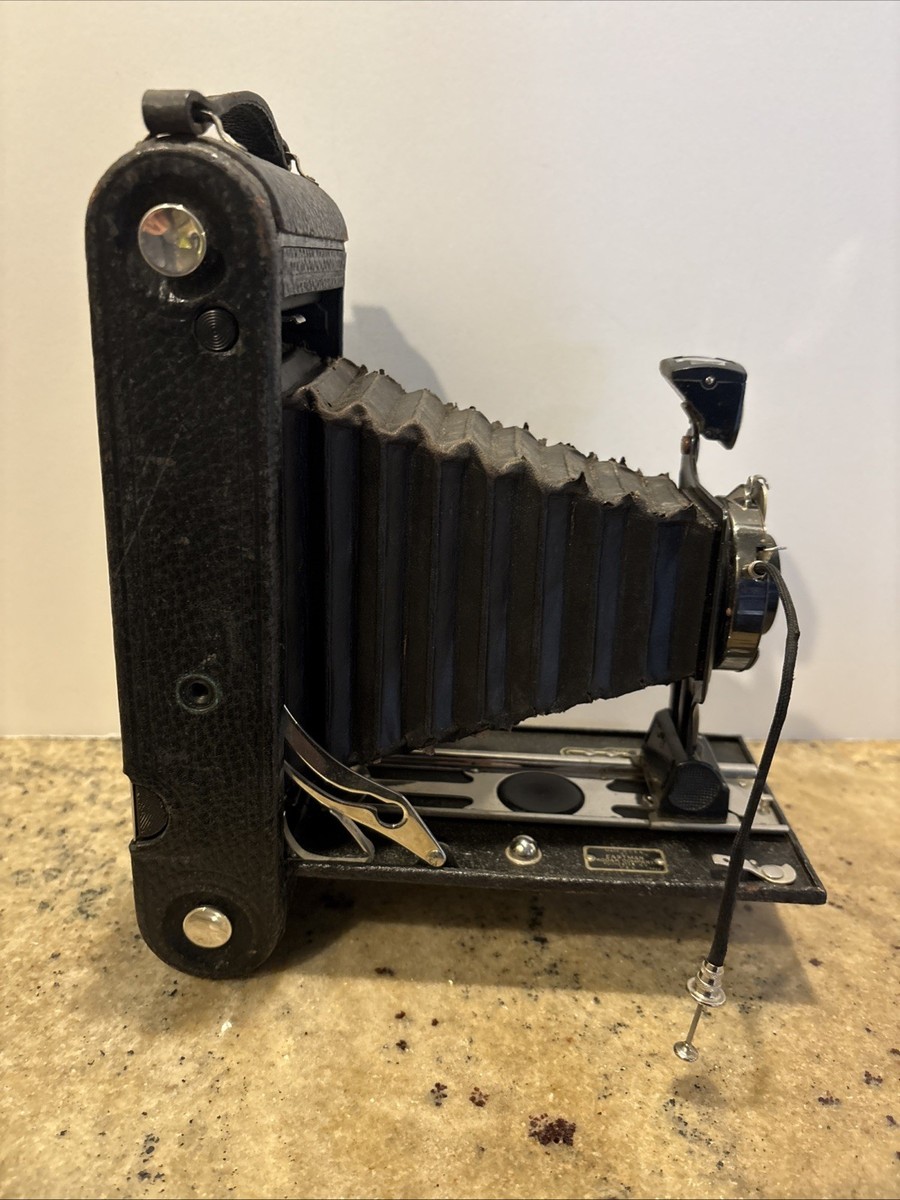 Kodak No 3A Autographic KODAK JR. Folding Camera Untested | eBay