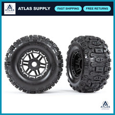 High-performance Sledgehammer Tires Wheels - Glued Black Off-road Set