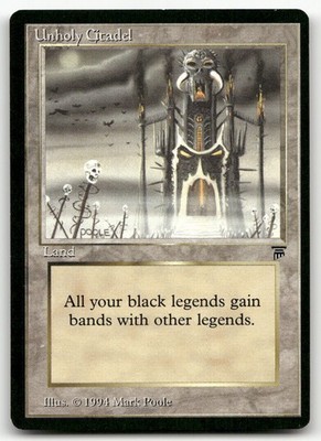 Unholy Citadel (LP) Legends LEG Magic MTG