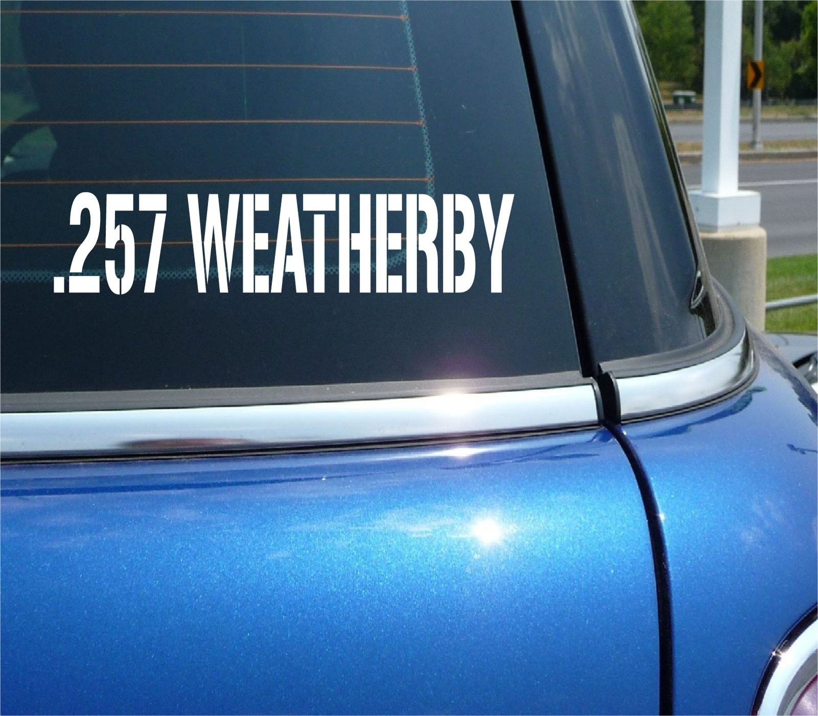257 Weatherby Magnum Ammo Can Vinyl Decal Sticker for Rifle Shell Box