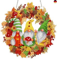 5D Herbst Diamond Painting Anhänger Fensterb...