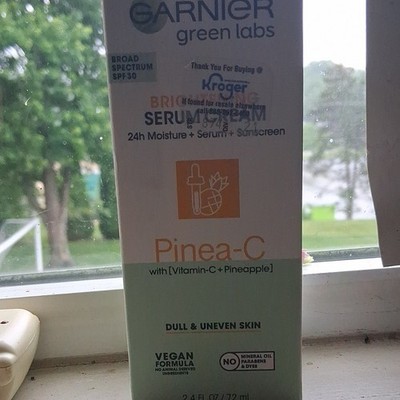 Garnier Green Labs Pinea-C Vitamin C Pineapple Serum Cream SPF 30 2.4 fl oz